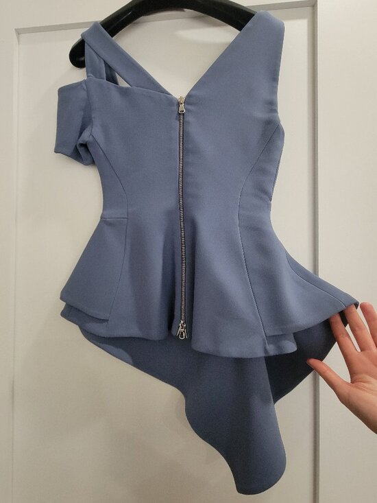 Antonio Berardi blue top, size 40 - Picture 2 of 5